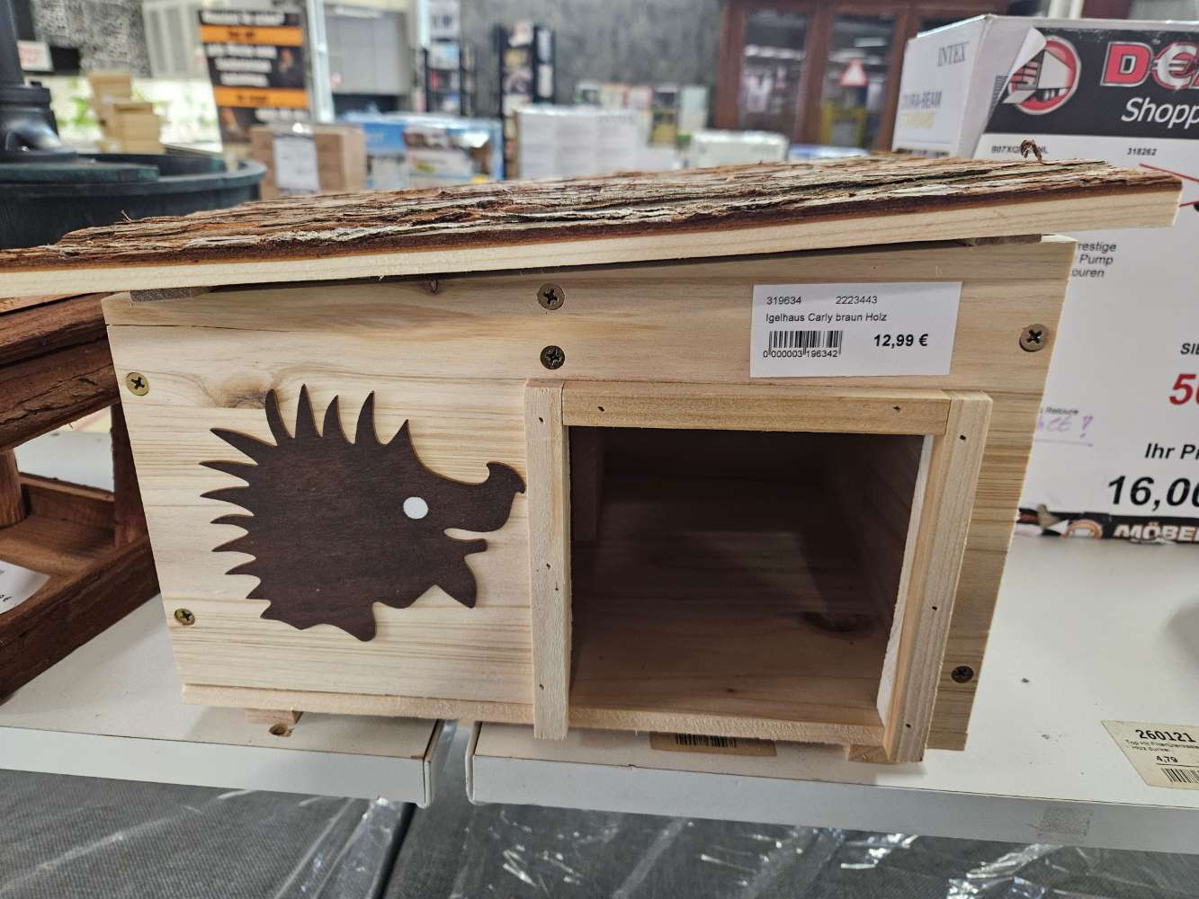 Igelhaus Carly Holz Braun statt 25€