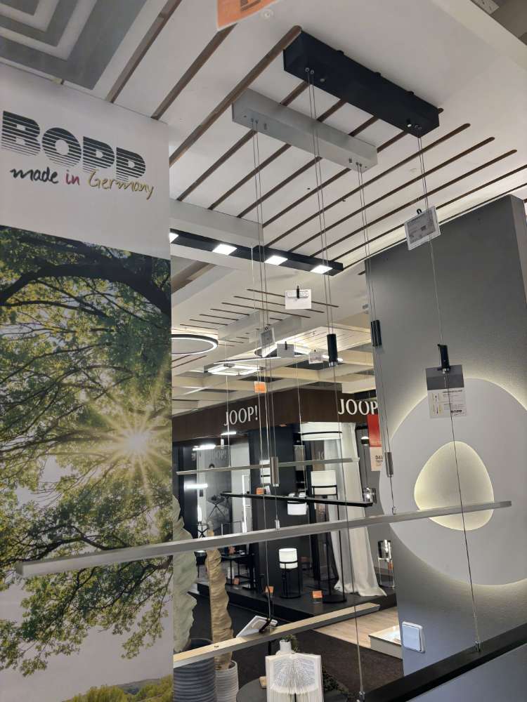 Bopp, Hängeleuchte Baseline, Aluminium, XXXLutz Karlsruhe