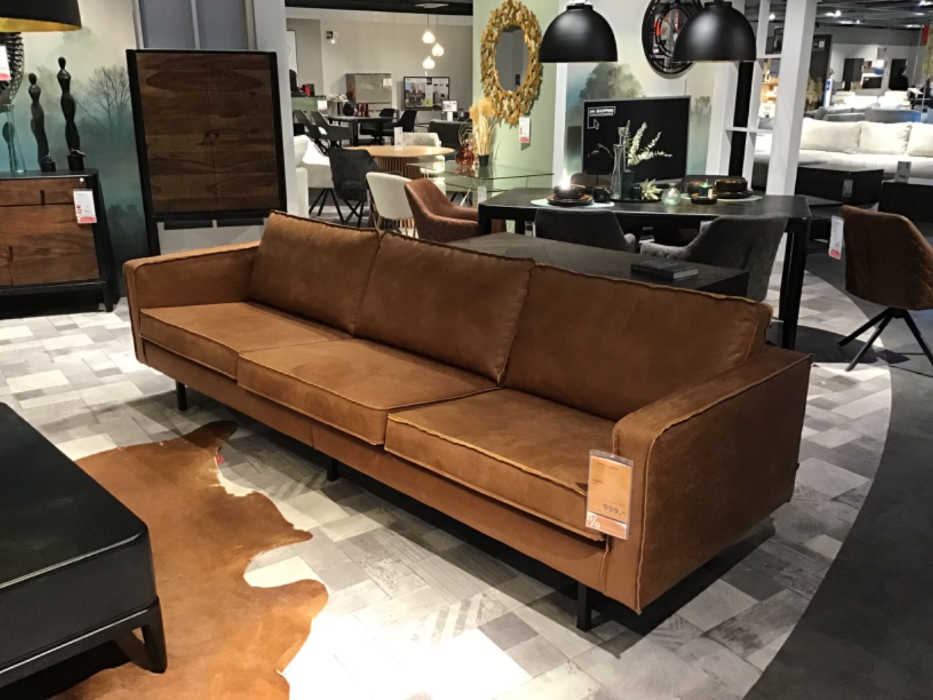 XXXLutz Ausstellungsstück Möbel Sofa 3-Sitzer Rodeo Mikrofaser br