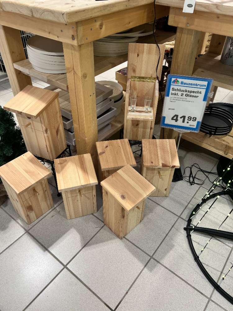 Schluckspecht inkl. 2 Gläser / Uetersen