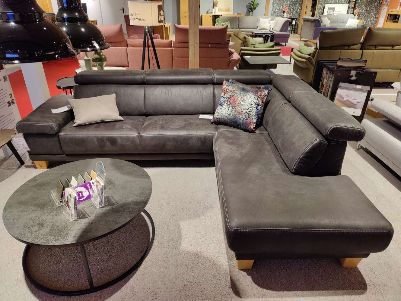 Ecksofa – Garnitur – INTERLIVING 4252 – Microfaser -Lederoptik