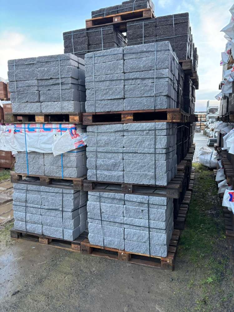 JASTO Rustikalmauer 50x18x14 cm Kristall Grau (2.Wahl)