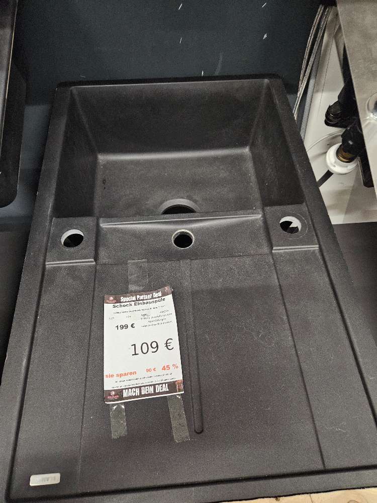 Blanco Schock Einbauspüle Anthrazit statt 199€