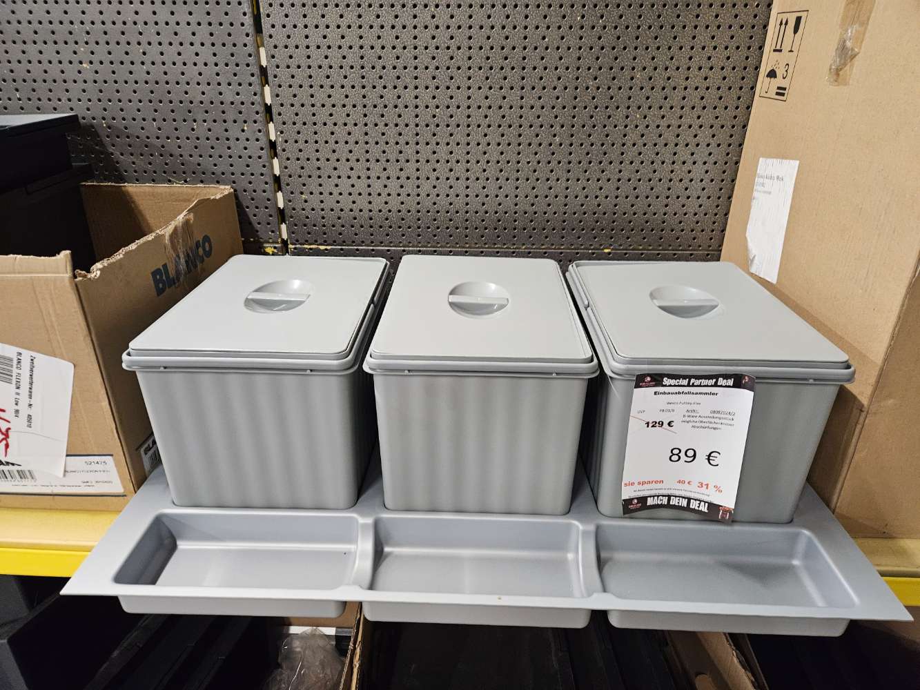 Wesco Pullboy Flexibilität Einbauabfallsammler statt 129€