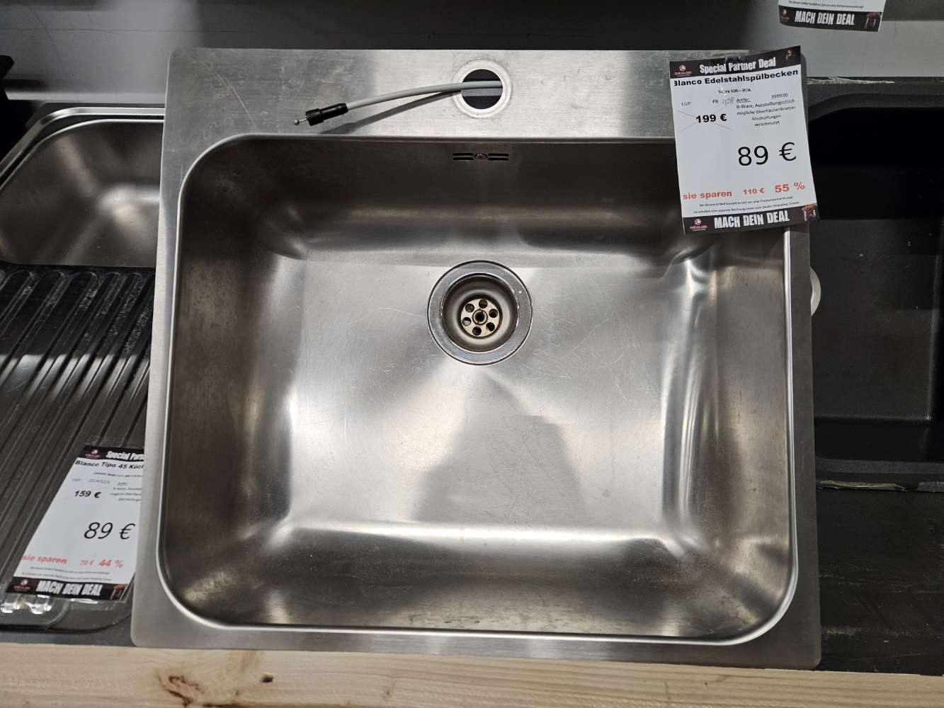 Blanco Edelstahl Spülbecken Supra 500 statt 199€