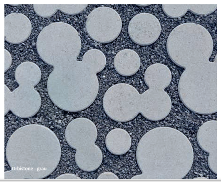 OrbiStone Rasenpflaster 60x40x12 cm grau (2.Wahl)