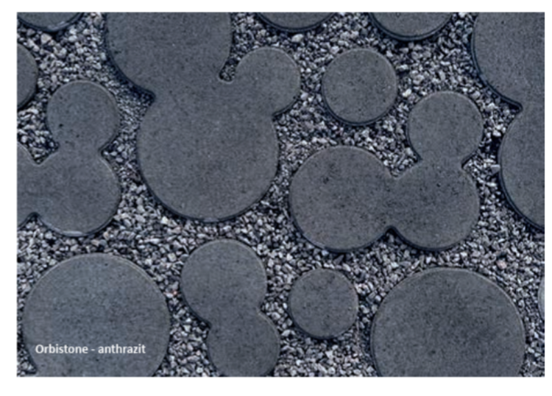 OrbiStone Rasenpflaster 60x40x12 cm anthrazit (2.Wahl)