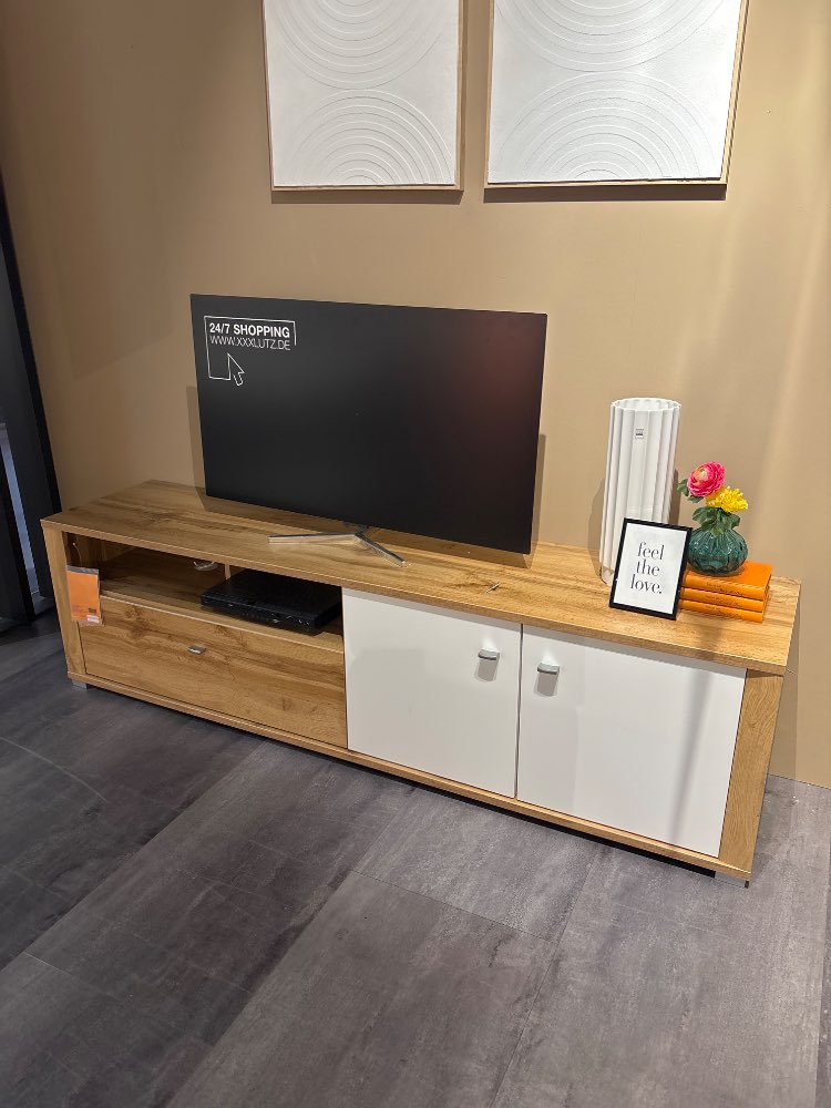 Möbel,Lowboard, Eiche, Weiß, XXXLutz