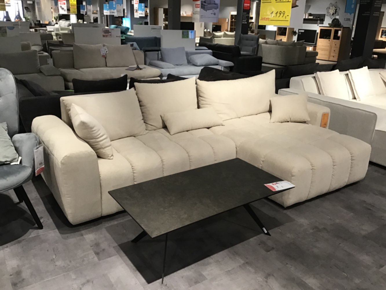 XXXLutz Ausstellungsstück Möbel Ecksofa Chill me cream