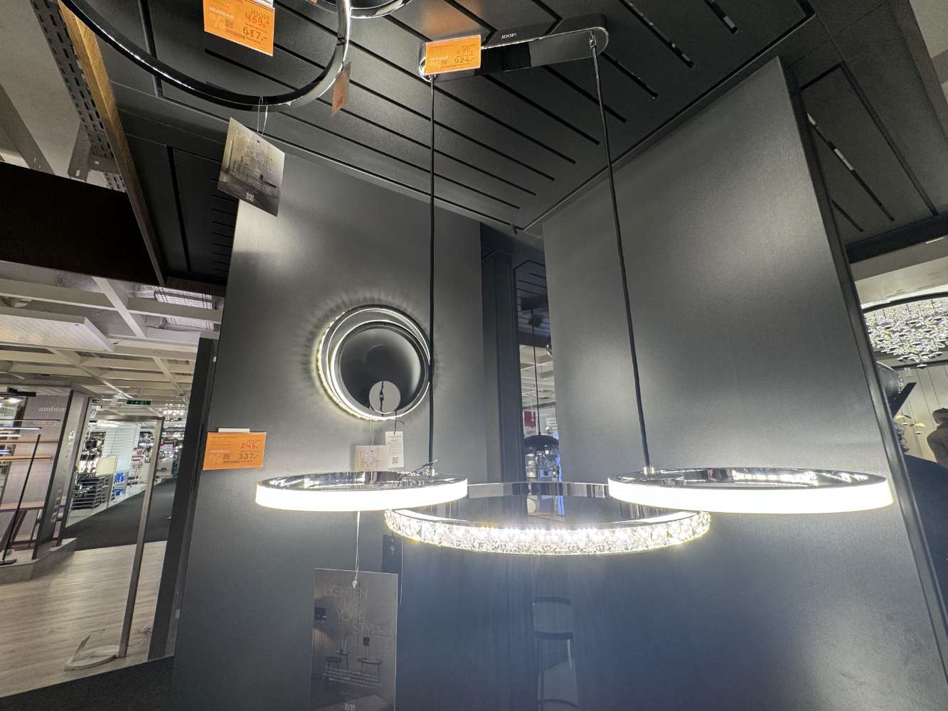 Joop,Hängeleuchte Jewel Lights, Chrom/Kristall, XXXLutz Karlsruhe