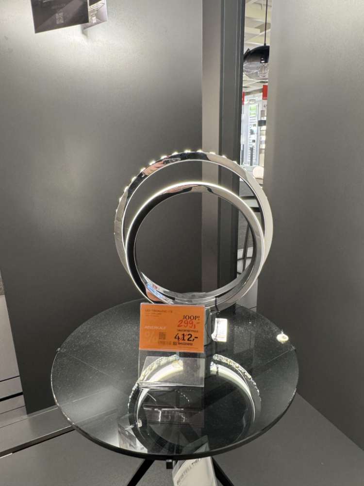 Joop,Tischleuchte Jewel Lights, Chrom/Kristall, XXXLutz Karlsruhe