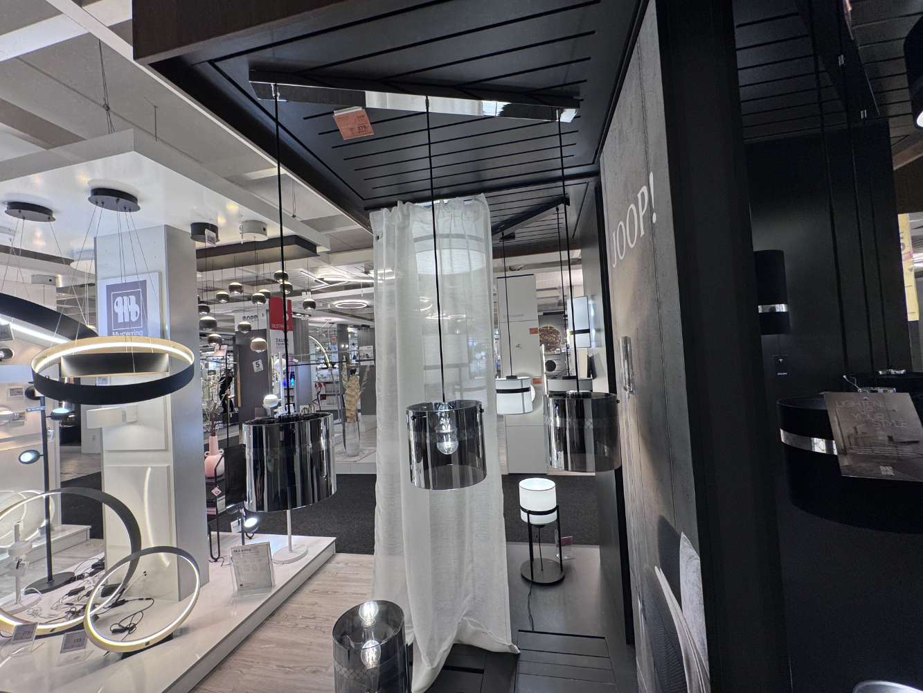 Joop, Hängeleuchte Round Lights, Chrom/Glas, XXXLutz Karlsruhe