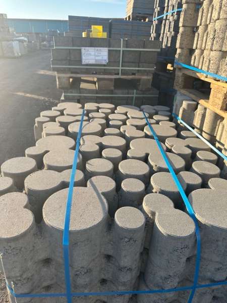 OrbiStone Rasenpflaster 60x40x12 cm grau (2.Wahl)