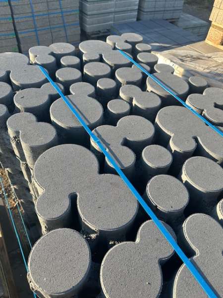 OrbiStone Rasenpflaster 60x40x12 cm anthrazit (2.Wahl)