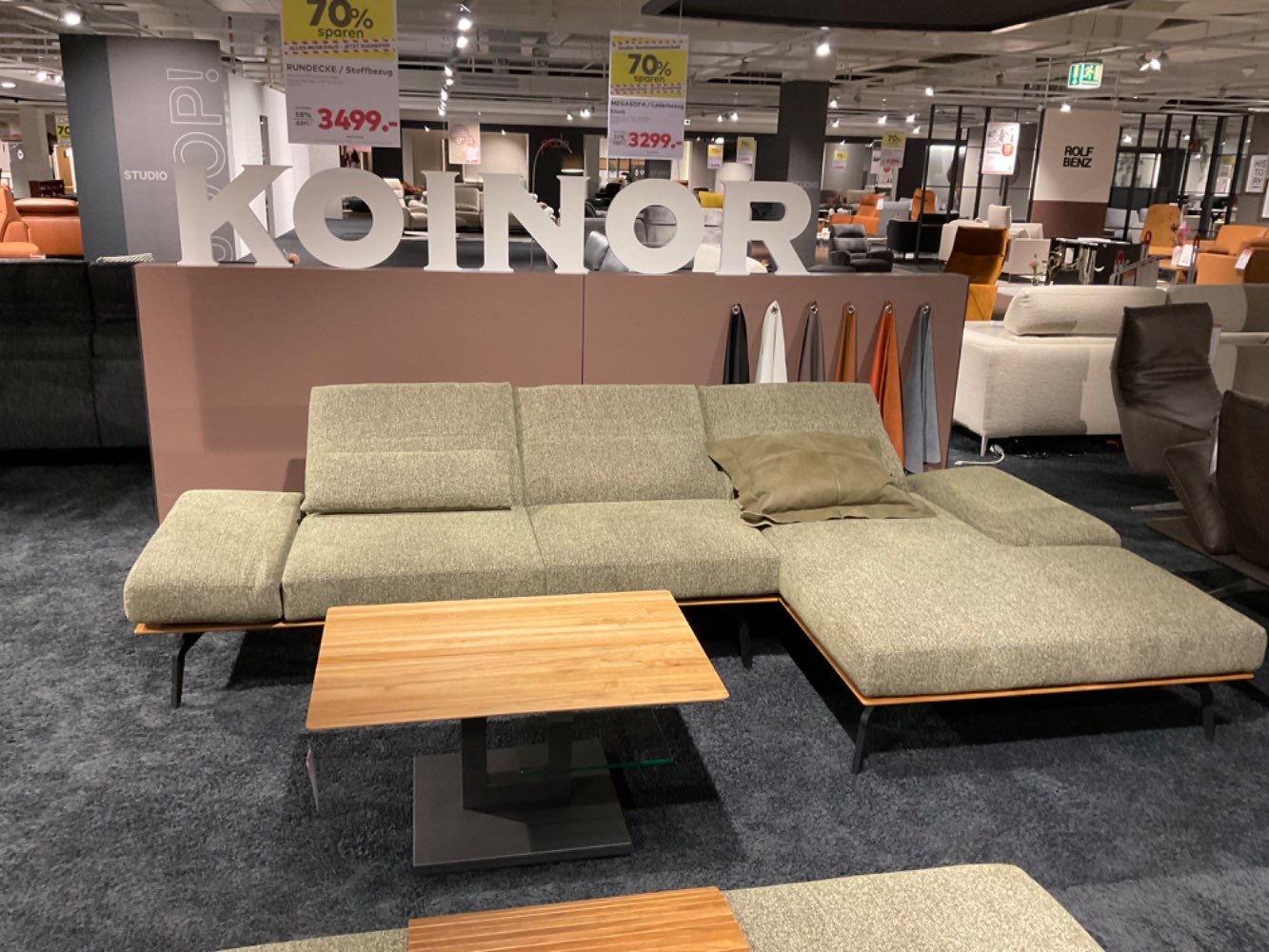 Rundecke + Hockerbank