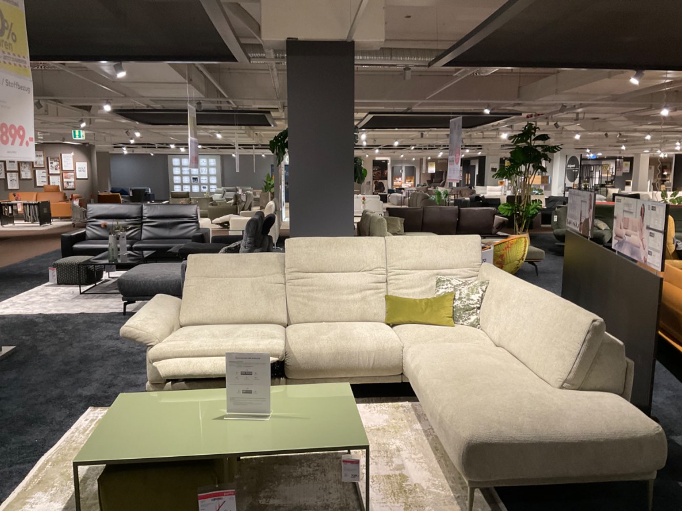 Rundecke / Stoffbezug Sage