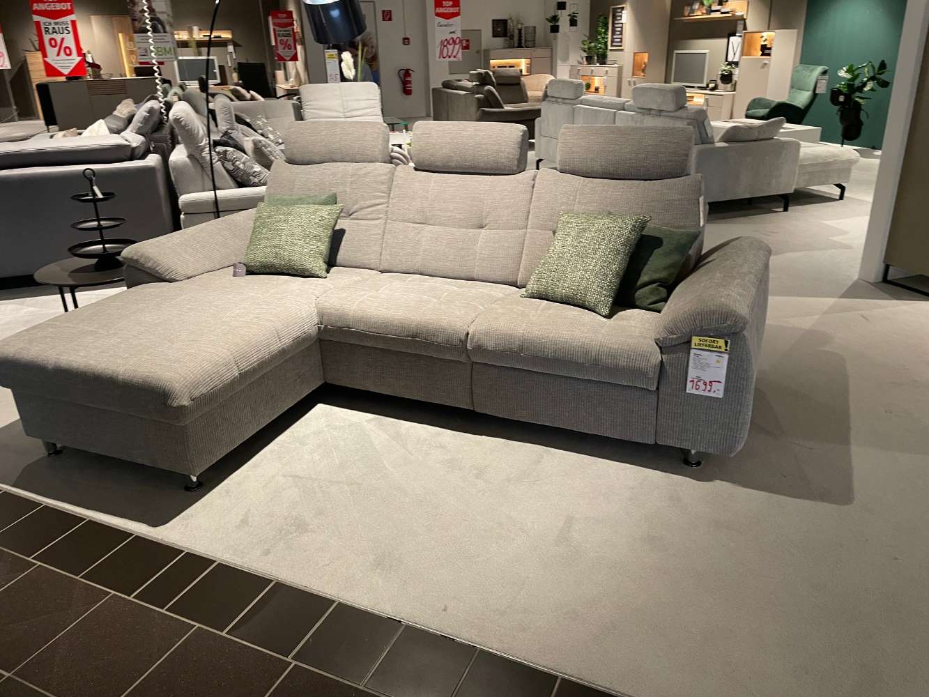 Polstergarnitur mit Funktionen