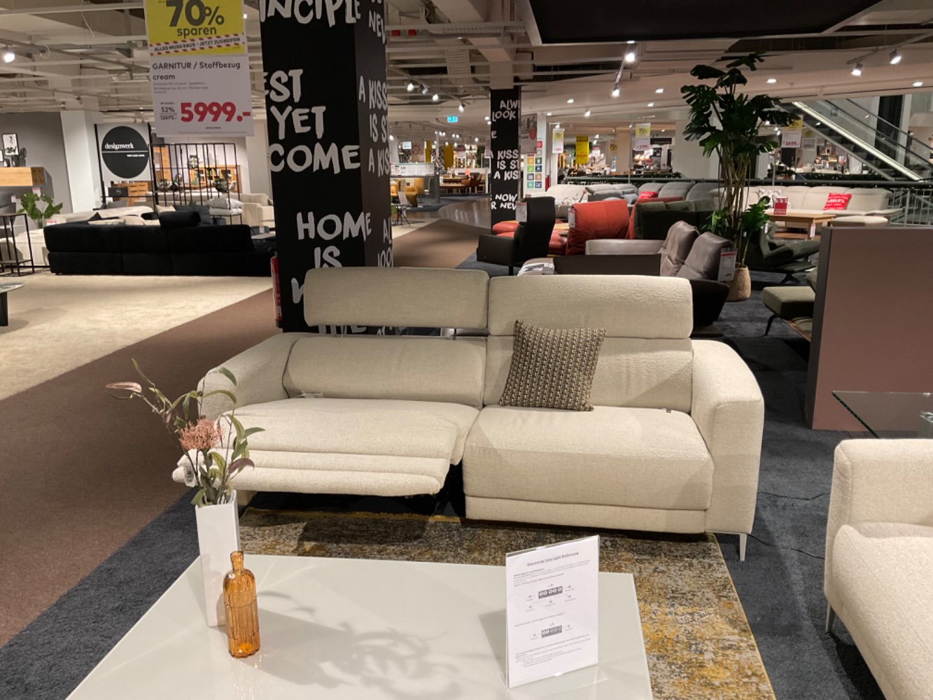 Garnitur / Stoffbezug Cream