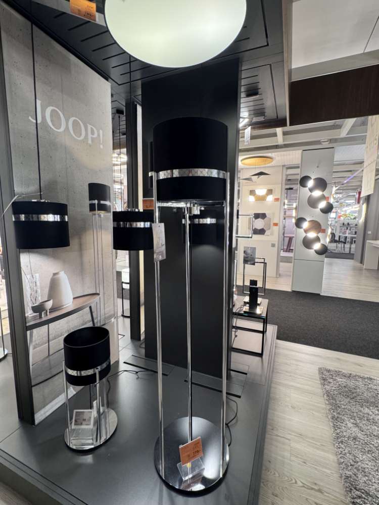 Joop, Stehleuchte Round Lights, schwarz Textil ,XXXLutz Karlsruhe