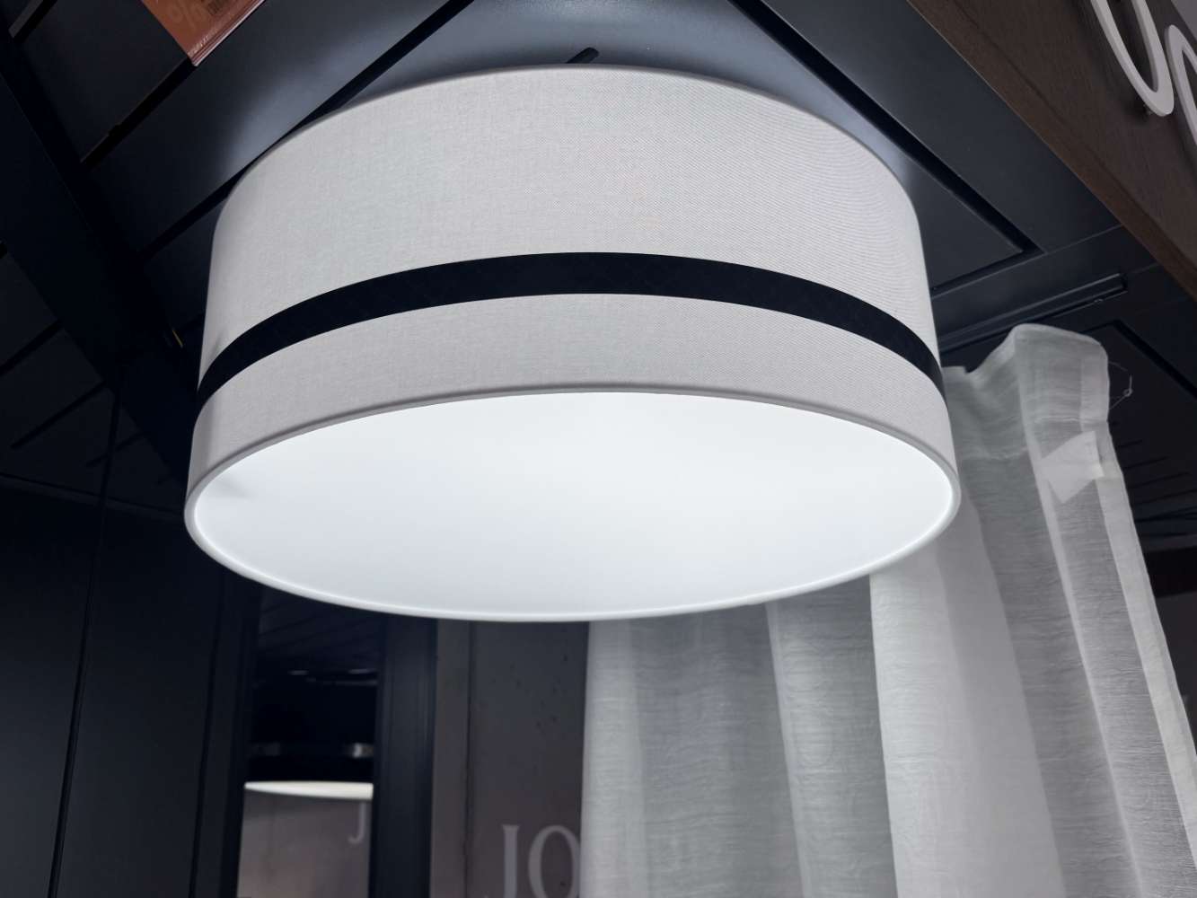 Joop, Deckenleuchte Round Lights, weiss Textil, XXXLutz Karlsruhe