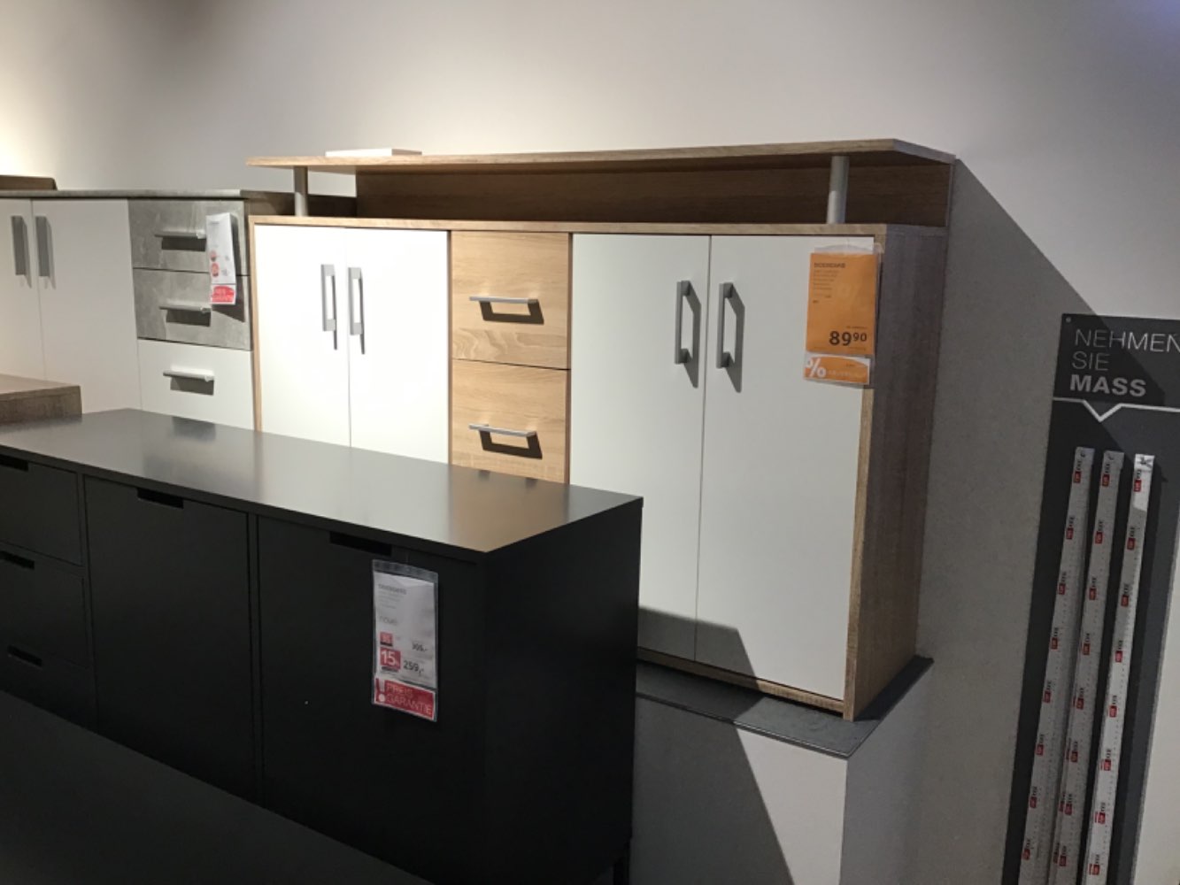 XXXLutz Ausstellungsstück Möbel Sideboard Drift Eiche weiß
