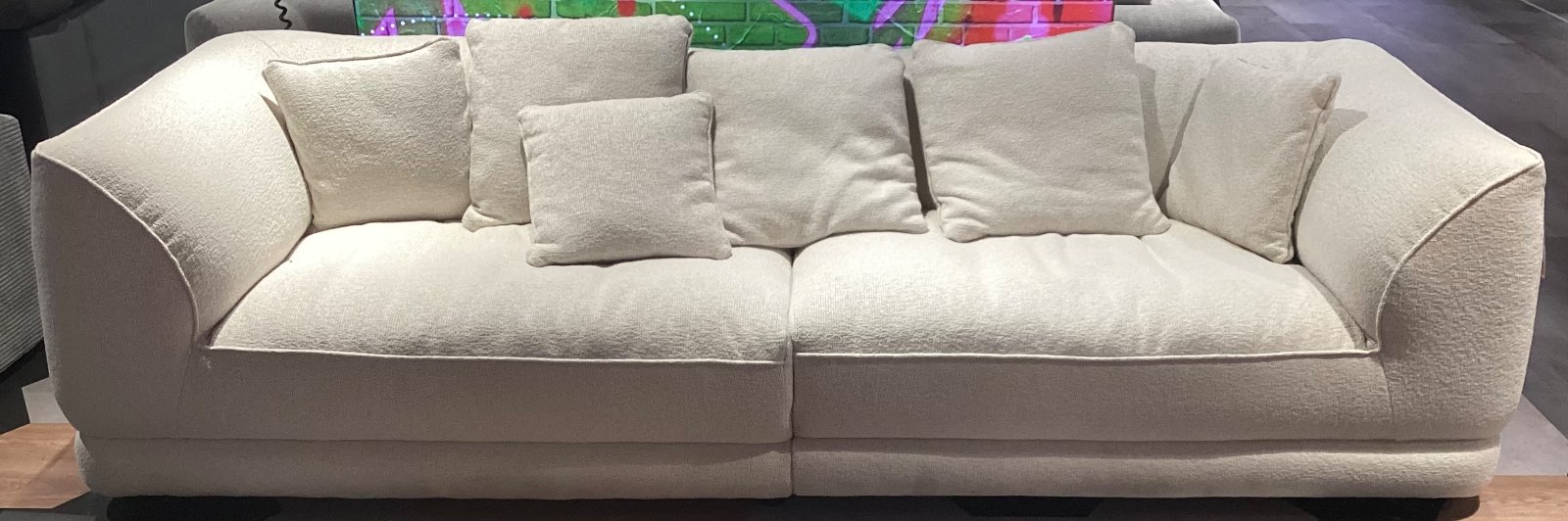 Möbel, Big Sofa CARRYHOME, 280x75x100, Blau