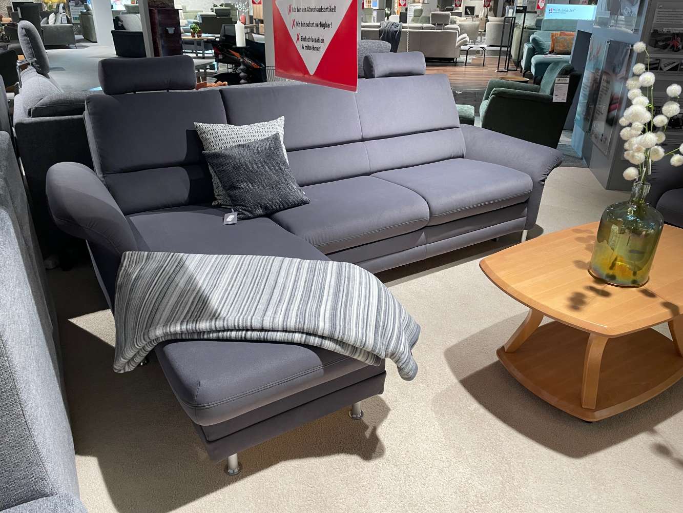 Polstergarnitur mit Schlaffunktion inkl. Sessel