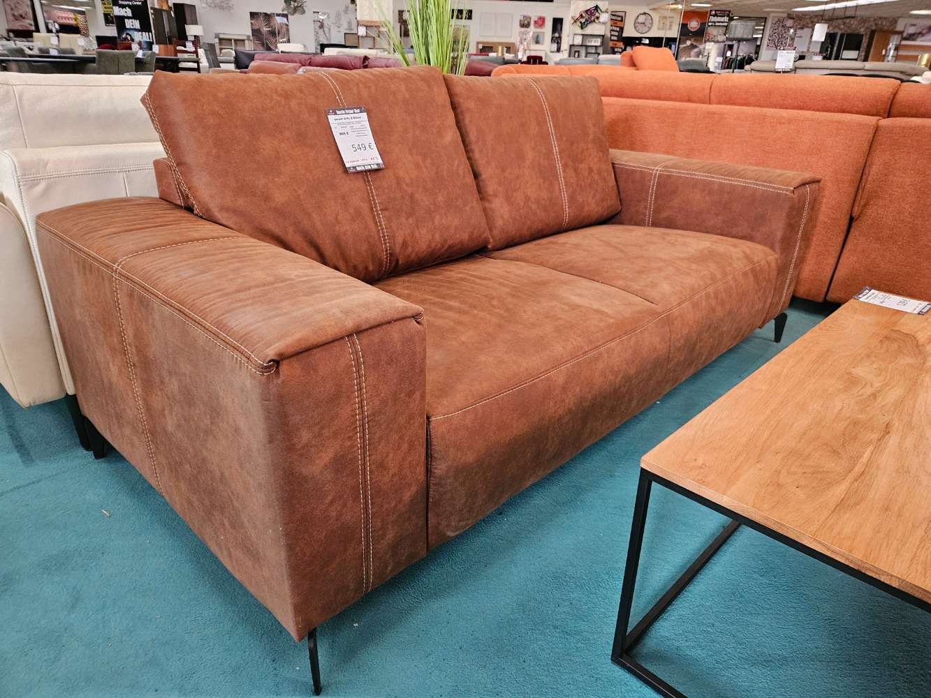 smart Sofa Couch 2 Sitzer Wildlederoptik statt 999€
