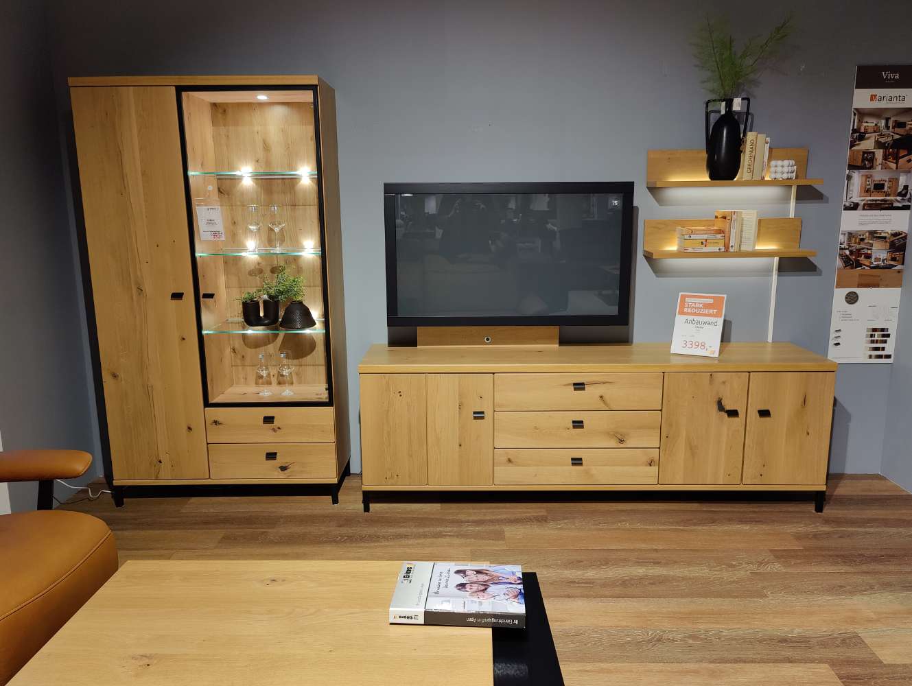 Wohnwand – Wohnkombination – RMW – VIVA – Varianta – Asteiche
