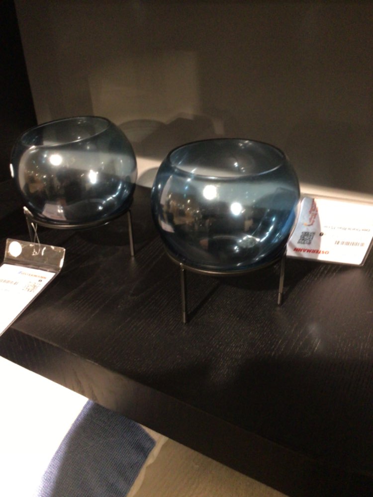 Vase Oracle Blau 15cm