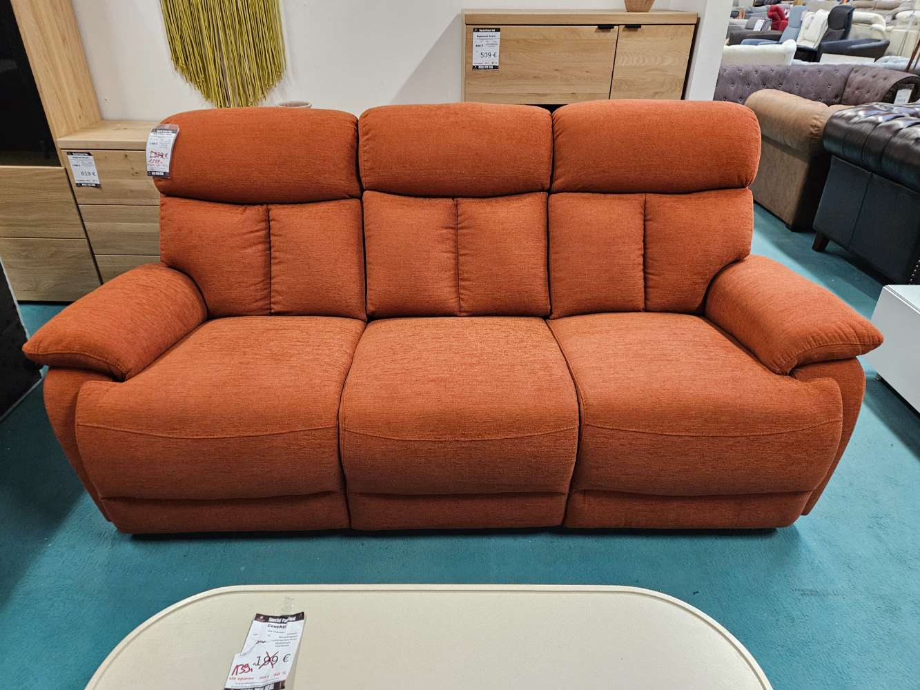 Sofa Couch 3 Sitzer Ambra Relaxfunktion statt 3249€