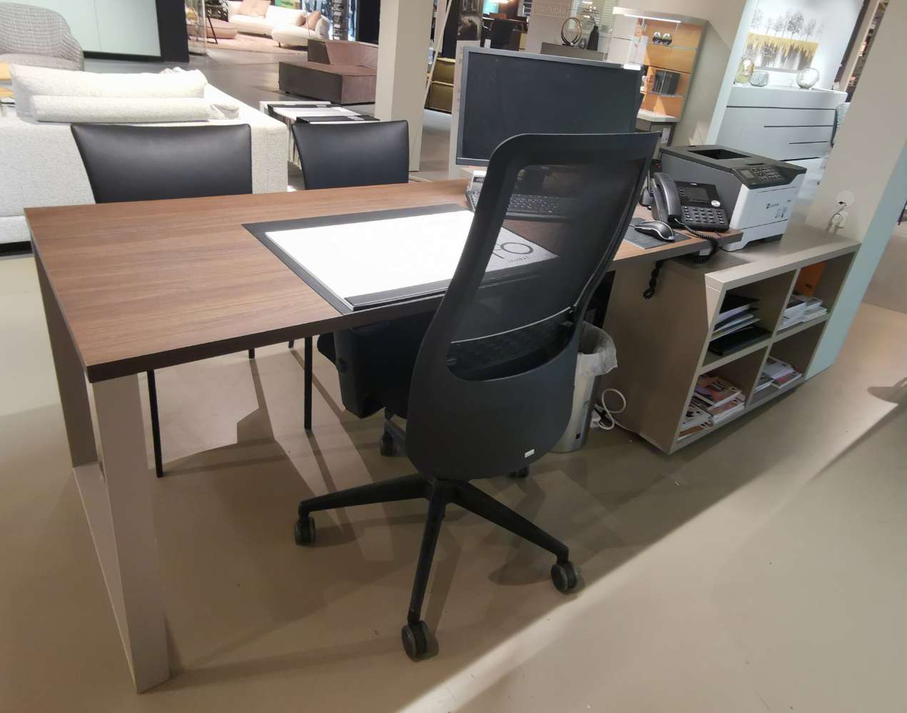 Möbel, Novamobili, Schreibtisch LIVING SYSTEM, Melamin