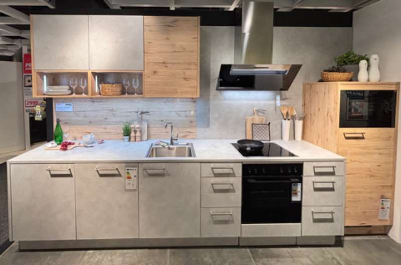 Einbauküche Nolte, o. BERBEL Haube möglich ( Minderpreis), KW16