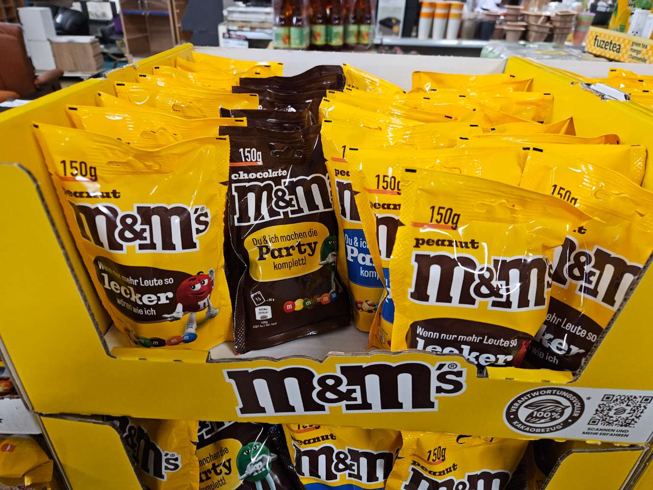 M & M’s Peanut und Chocolate 150g statt 2,68€ nur 1,50€ MHD