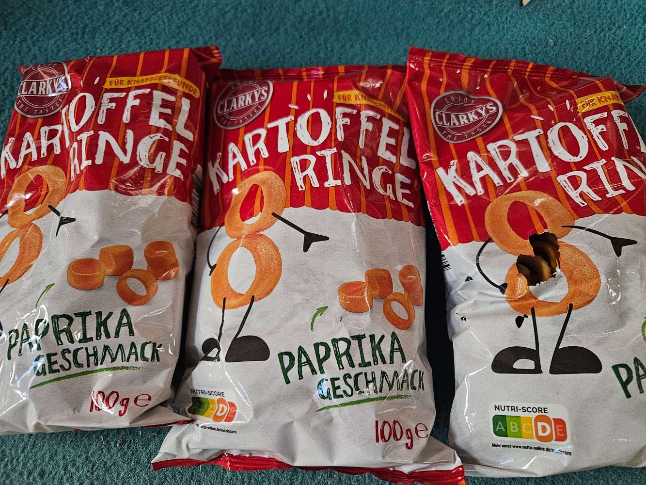Clarkys Kartoffel Ringe 100g statt 1,99€ nur 1,00€ MHD