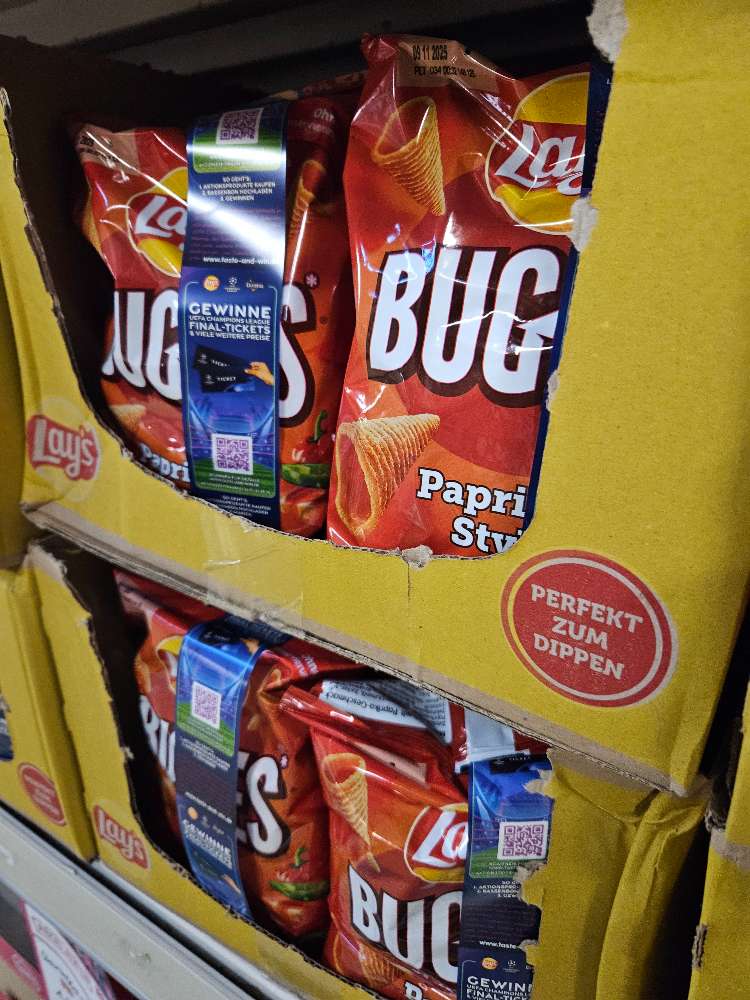 Lay’s Bugles Paprika Style 75g statt 1,79€ nur 0,90€