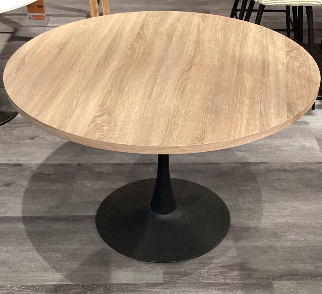 Möbel, Esstisch, 120x120x76, Naturfarben