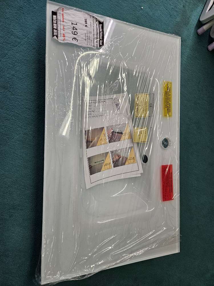 Glas Waschtischbecken weiß statt 289€