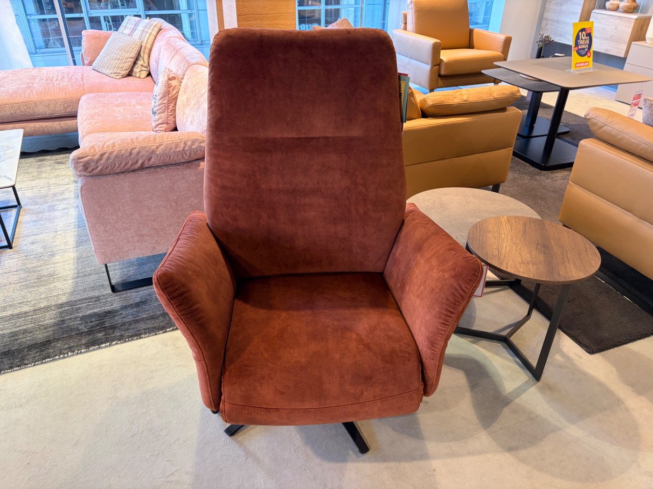 Relaxsessel aus den eigenen Werkstätten