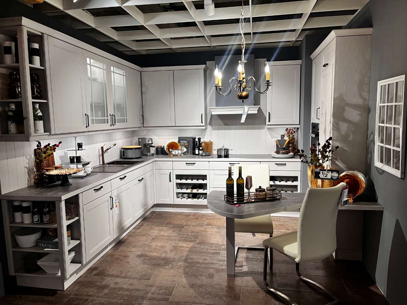 Einbauküche Nobilia York Seidengrau inkl. Geräte