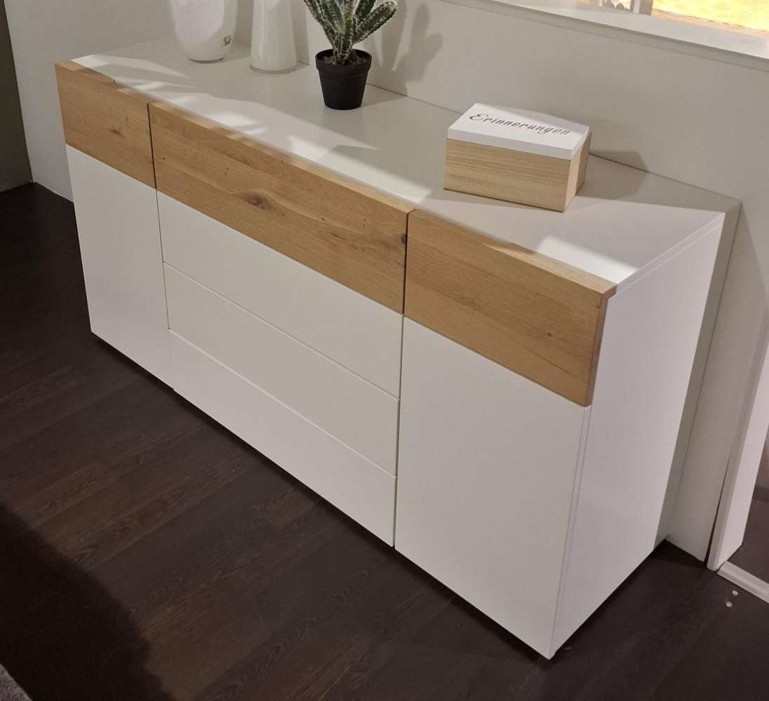 Kommode 2trg.mit 4 Schüben BHT/ca.154x81x45 cm Lack weiß