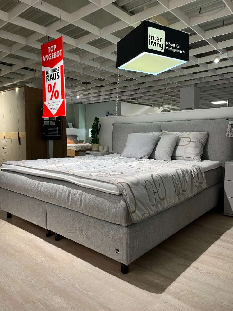 Interliving Boxspringbett IL1420 inklusive zwei Nachttische