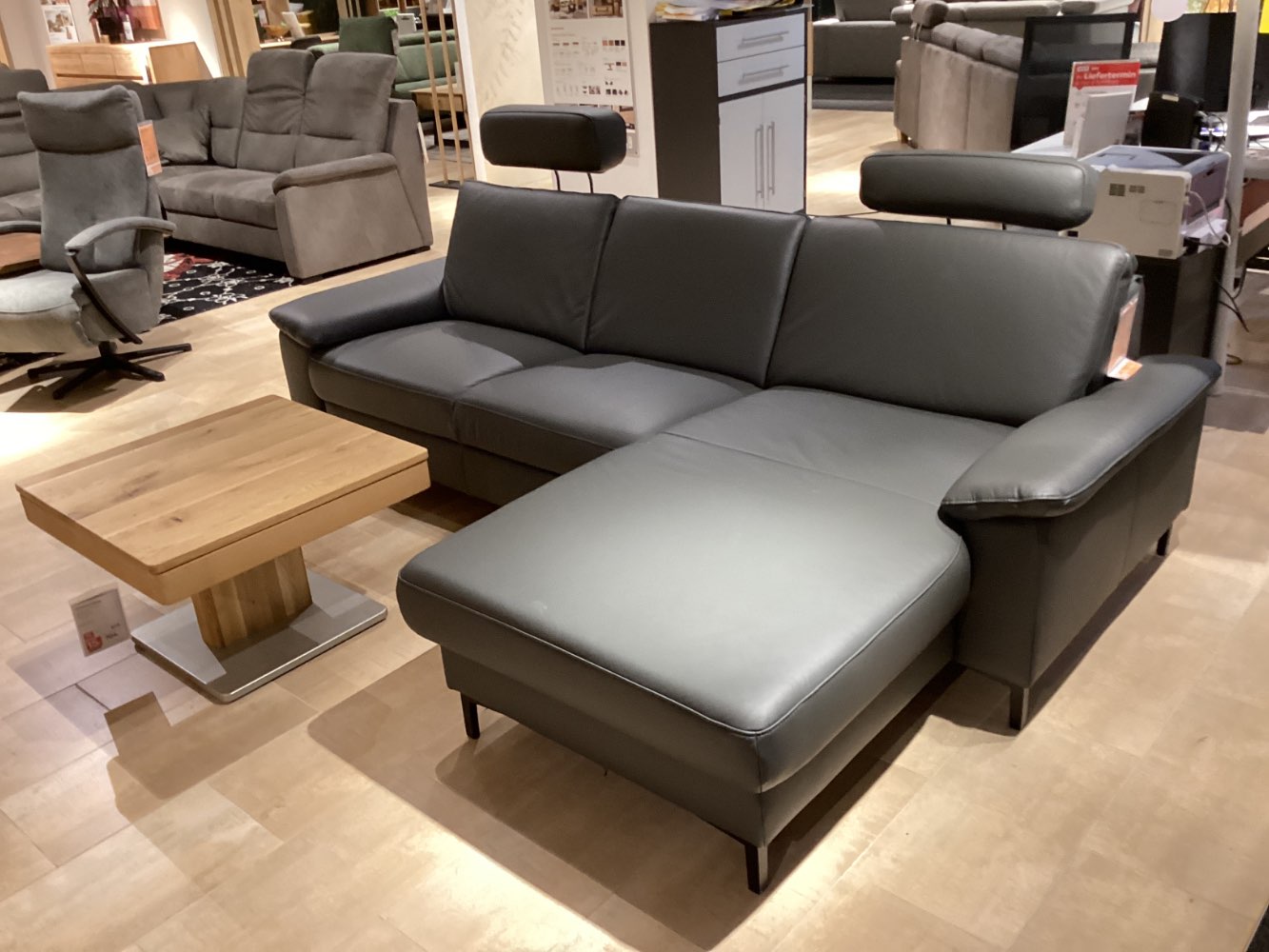 Ecksofa Dieter Knoll Latina echt Leder XXXLutz Hirschaid