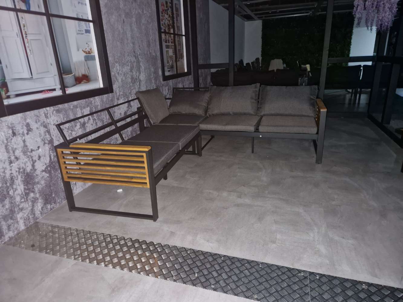 Möbel-Loungegarnitur-Grau-XXXLutz