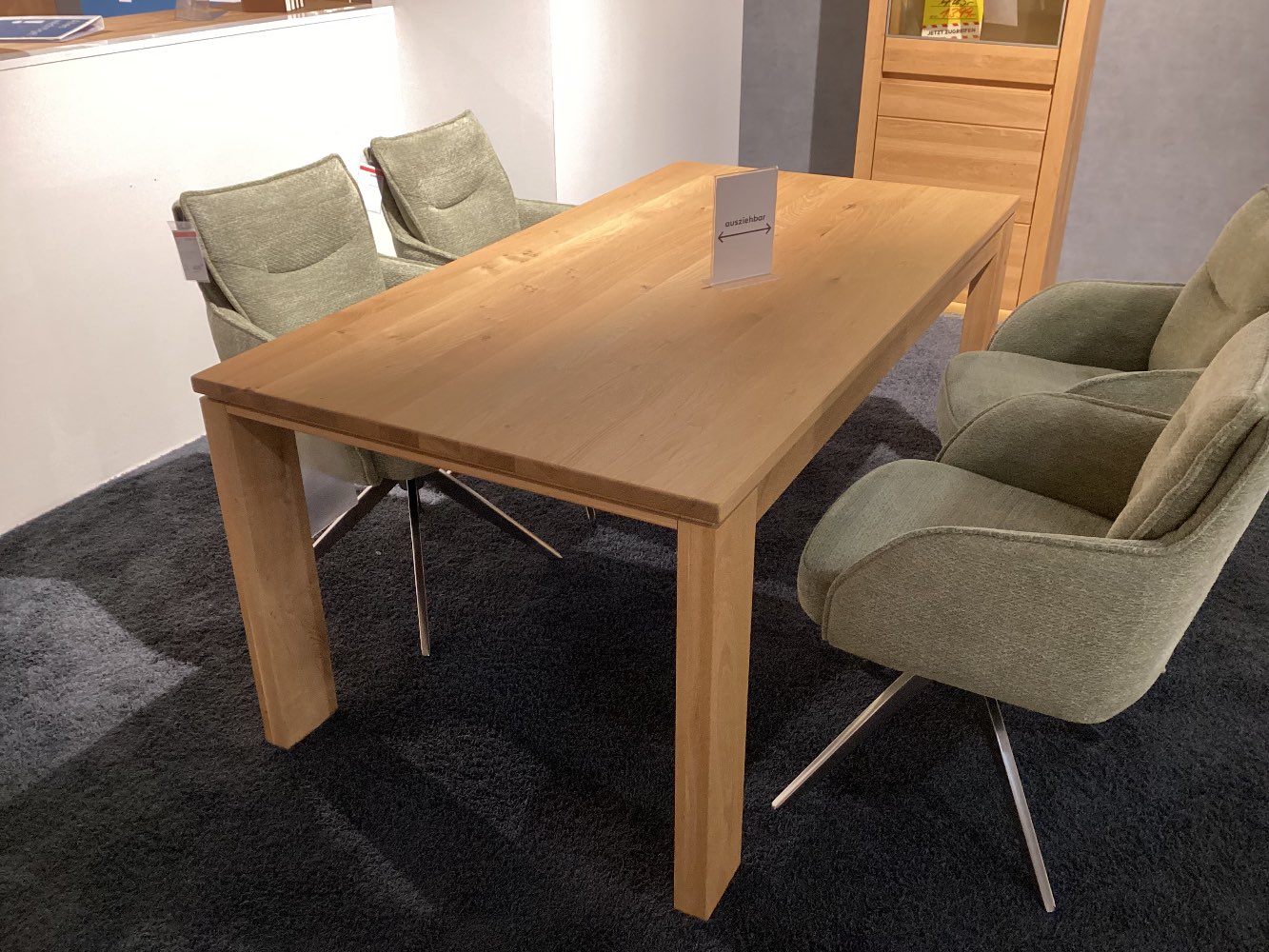 Esstisch „Soleo“, Orig. Wöstmann, ausziehbar, Massivholz