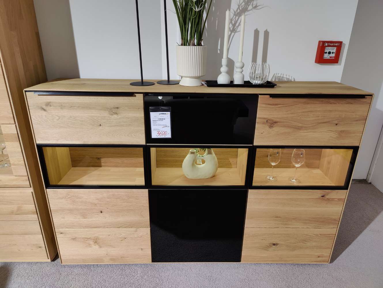 Highboard – Interliving 2033 – Asteiche – Massiv