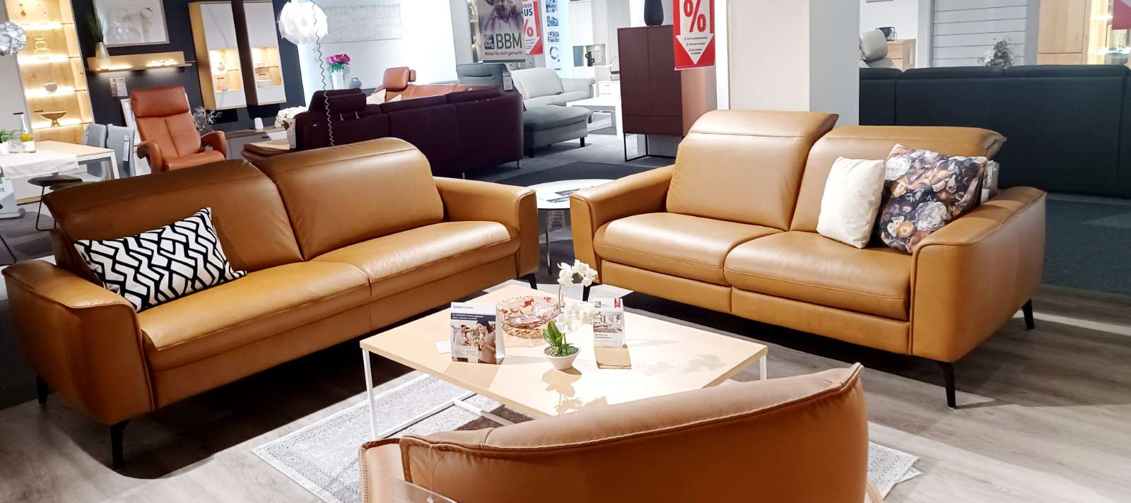 Garnitur mit Kopfverstellung