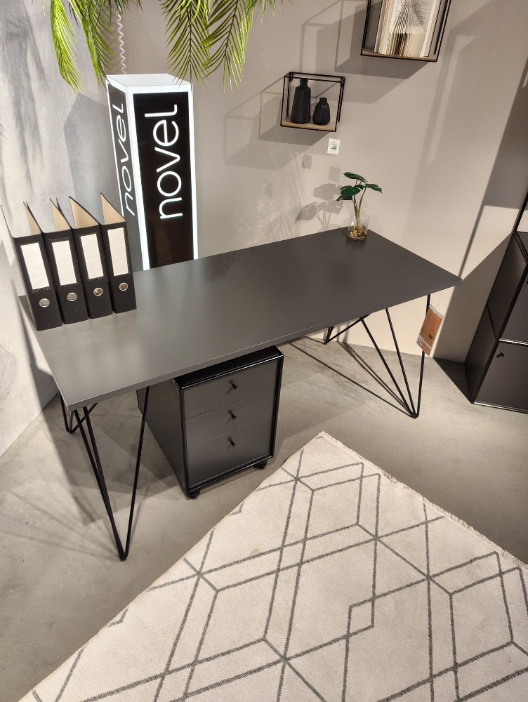 Schreibtisch + Rollcontainer