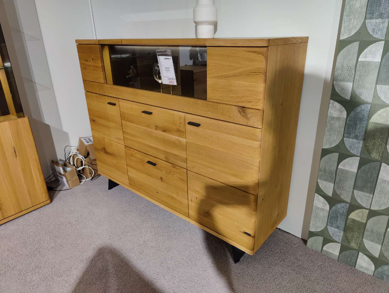 Highboard – Wildeiche – inkl. Beleuchtung