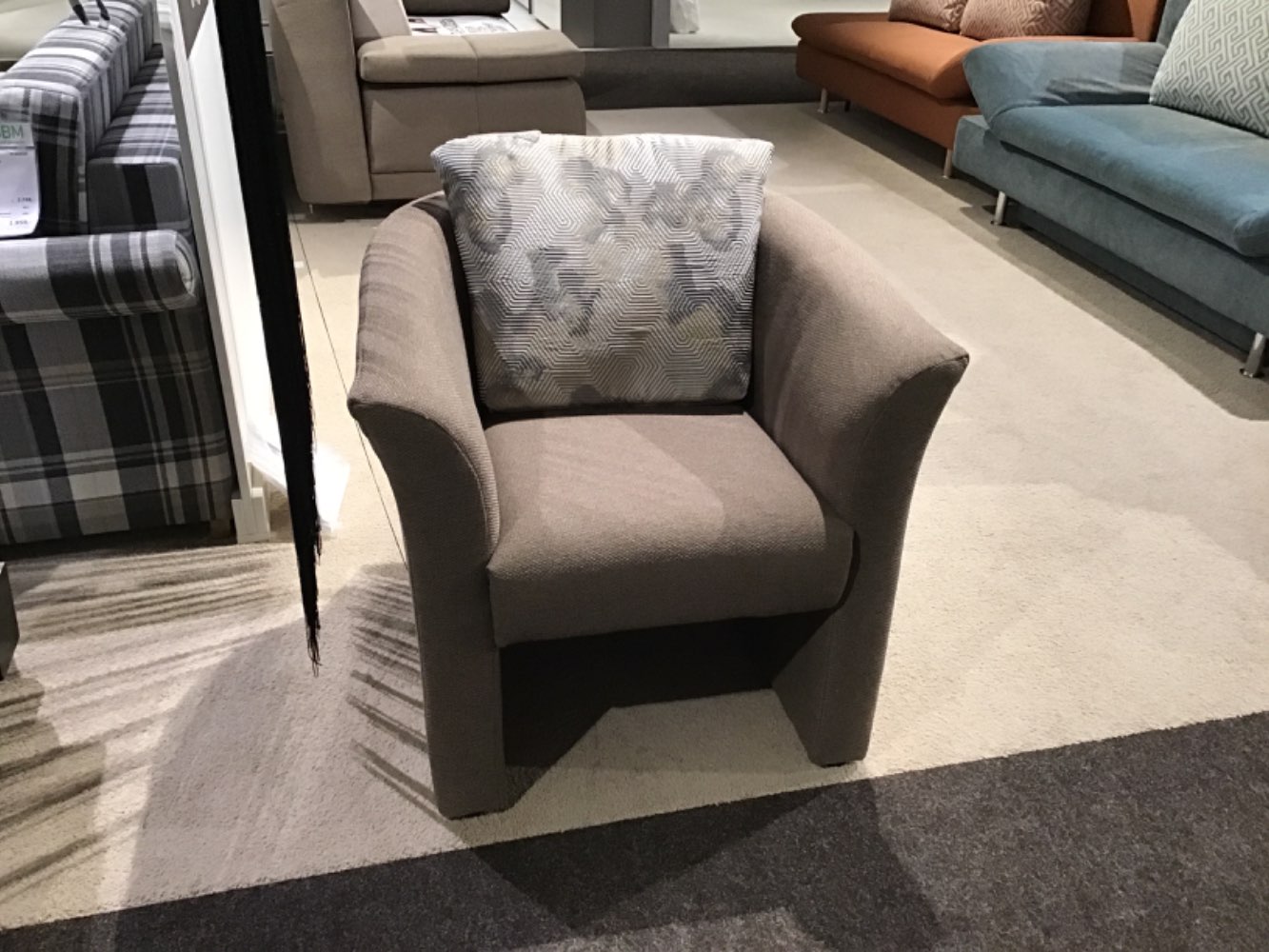 Sessel Farbe braun,Maß 74x85x71cm